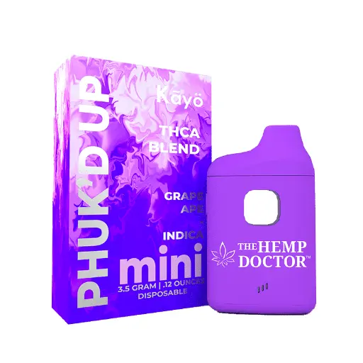 [Q-4262-02] Phuk'd Up 3.5g Disposable MINI (Grape Ape)