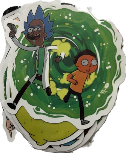 [Q-4231-08] STICKERS 50PCS PACK (RICK & MORTY ANIME)