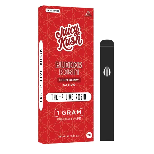 [Q-4256-01] JUICY KUSH 1G Disposable THC-P 5PK a Box (Chem Berry)