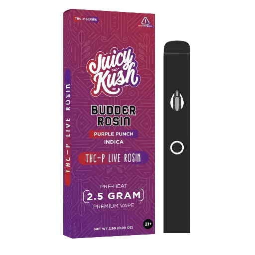 [Q-4258-03] Juicy Kush 2.5g Disposable THC-P (Purple Punch)