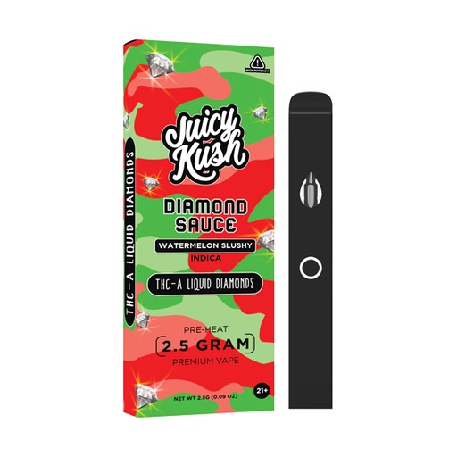 [Q-4258-06] Juicy Kush 2.5g Disposable THC-P (Watermelon Diesel)