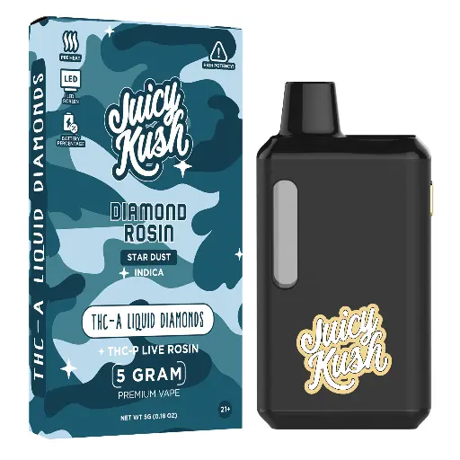 [Q-4259-04] Juicy Kush 5g Disposable THC-A (Star Dust)