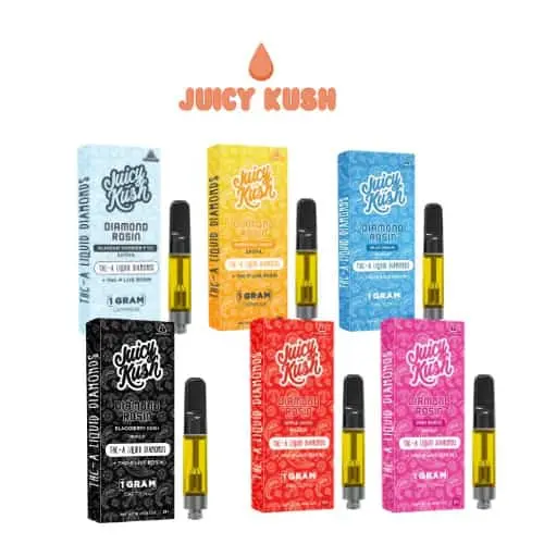 [Q-4255-01] JUICY KUSH 1G Cartridges THC-A THC-P (Alakan Thunderfuck)