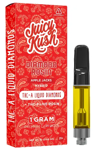 [Q-4255-02] JUICY KUSH 1G Cartridges THC-A THC-P (Apple Jacks)