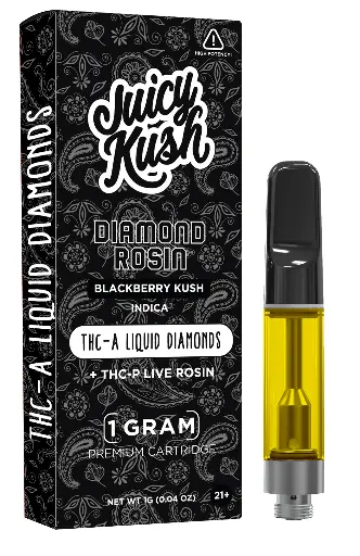 [Q-4255-03] JUICY KUSH 1G Cartridges THC-A THC-P (Blackberry Kush)