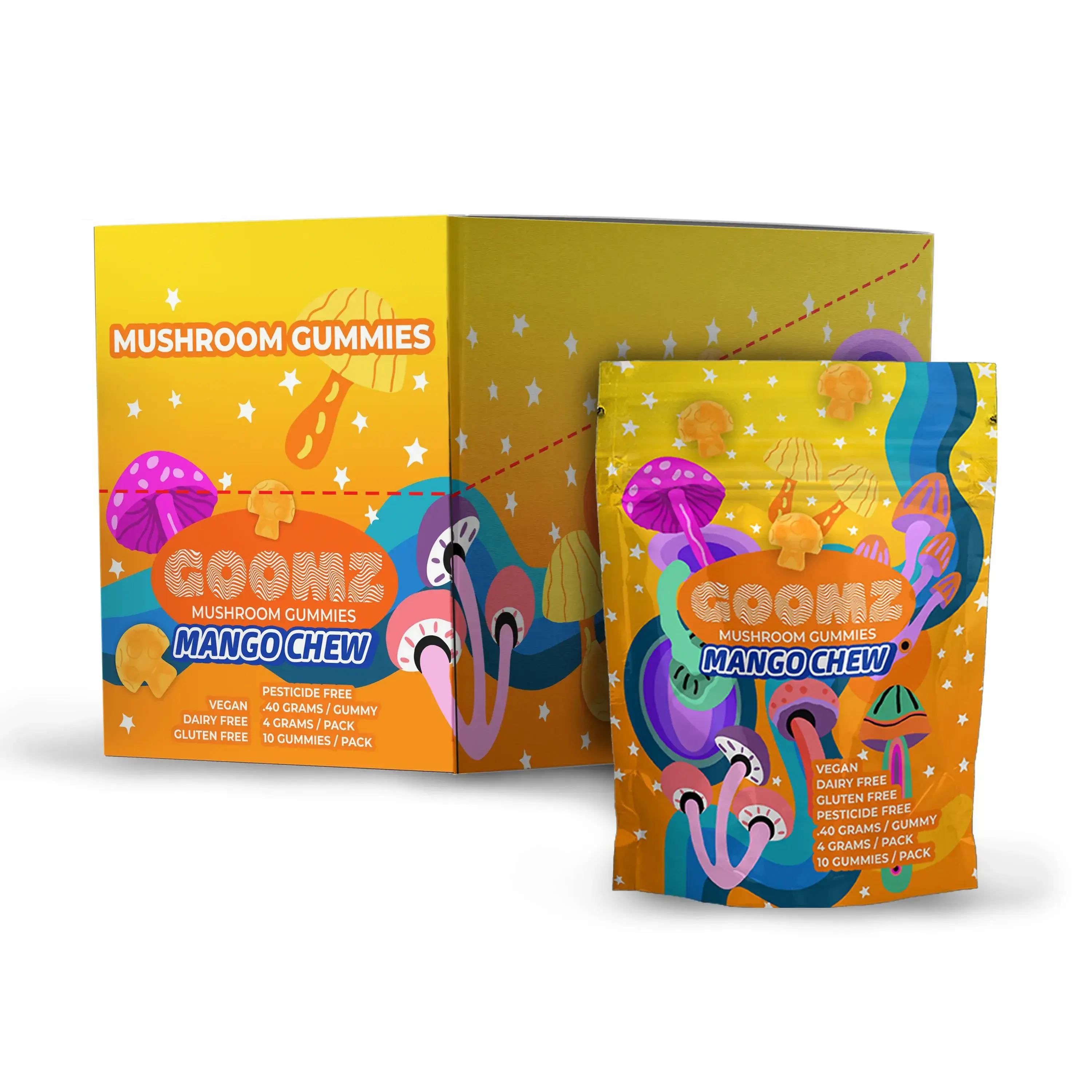 [Q-4288-02] GOOMZ GUMMIES 10pk  (Mango Hi-Chew)
