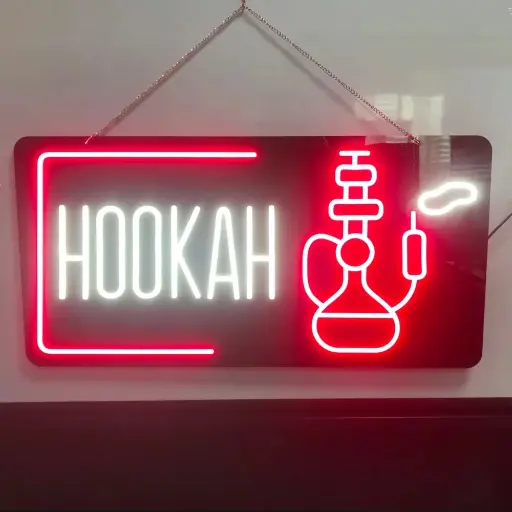 [Q-4291-04] WINDOW SIGN LED NEON  (HOOKAH)