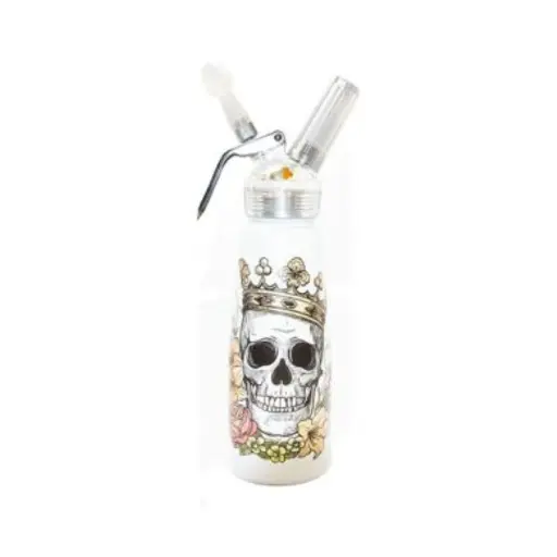 [Q-4295-04] SB 1 PINT ALUMINUM BODY WHIPPED CREAM DISPENSER   (SKULL KING)