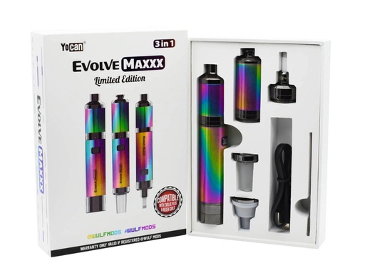[Q-4114] WULF EVOLVE MAXXX 3-IN-1 (BLACK + WHITE SPLATTER)