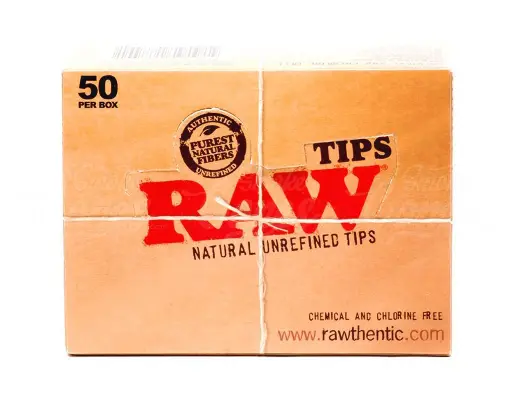 [Q-3198-04] RAW PRE-ROLLED TIPS (ORIGINAL TIPS 50CT BOX)