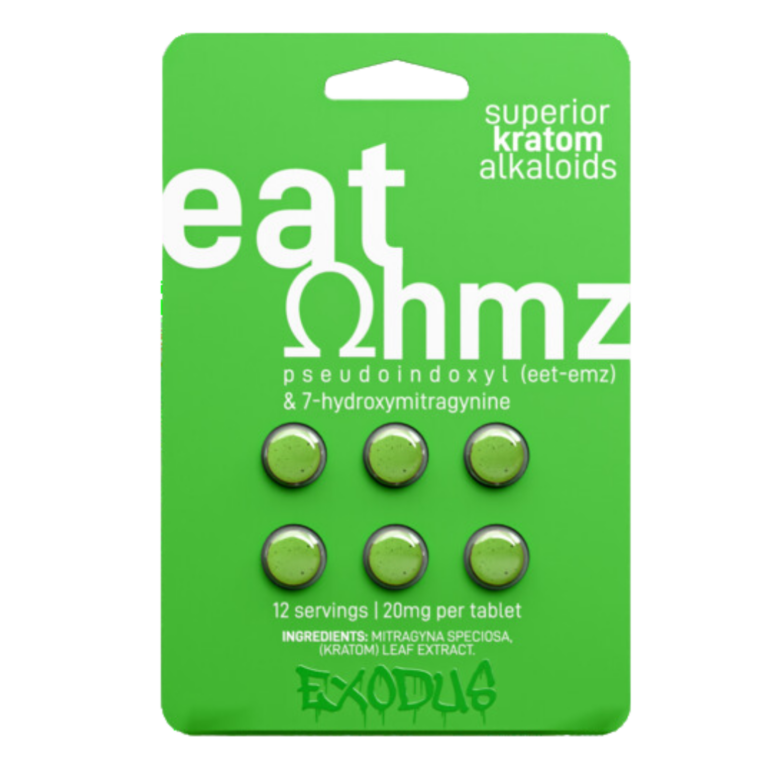 EAT OHMZ (7-HYDROXYMITRAGYNINE) KRATOM Capsules