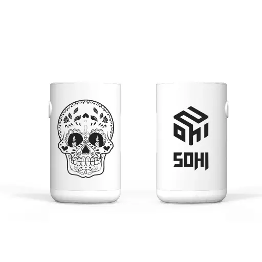 [Q-4312-05] SOHI 510 HIDE ABLE BATTERY 650MAH   (SKULL DESIGN)