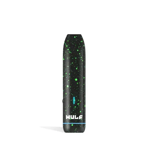 [Q-4313-02] WULF LX SLIM PORTABLE DRY HERB VAPORIZER SPATTER  (Black-Green Spatter)