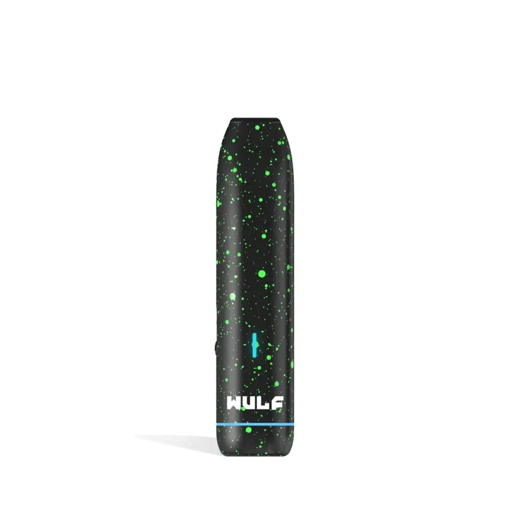 [Q-4313-02] WULF LX SLIM PORTABLE DRY HERB VAPORIZER SPATTER  (Black-Green Spatter)