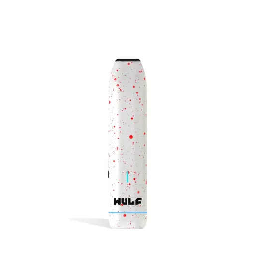 [Q-4313-09] WULF LX SLIM PORTABLE DRY HERB VAPORIZER SPATTER  (White-Red Spatter)