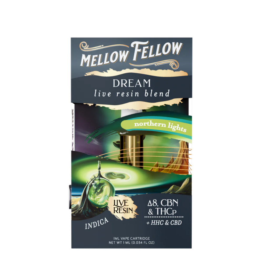 [Q-4320-04] Mellow Fellow 1ML Cart Live Rosin (Northern Lights)