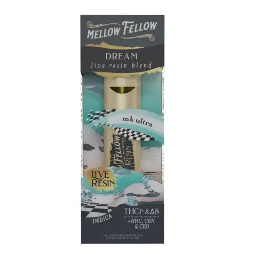 [Q-4321-01] Mellow Fellow 2ML Disposable live resin  6PK a Box (MK Ultra)