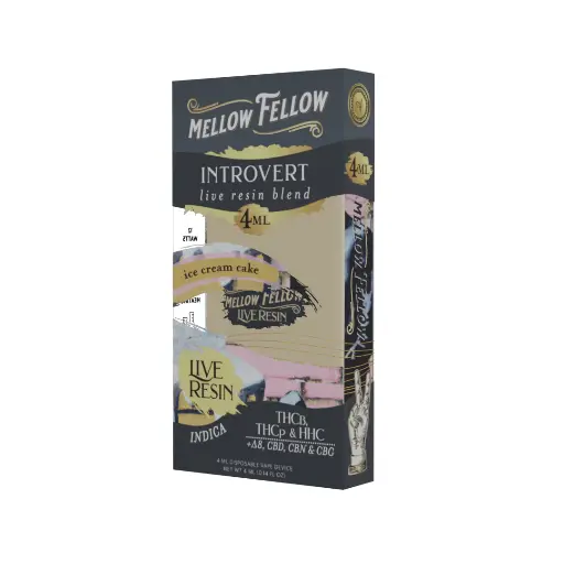 [Q-4324-02] Mellow Fellow 4ML Disposable live resin (Ice Cream cake)