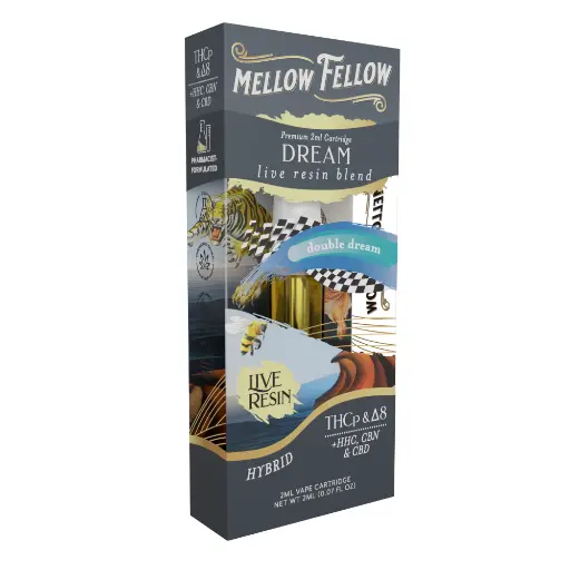 [Q-4325-03] Mellow Fellow 2ML Cart Live Rosin (Double Dream)