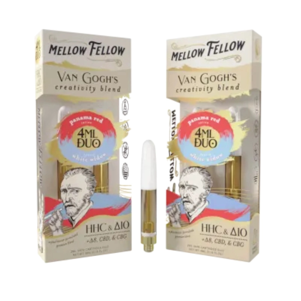 [Q-4328-02] Mellow Fellow 4ML Cart Duo (Panama red x White Widow)