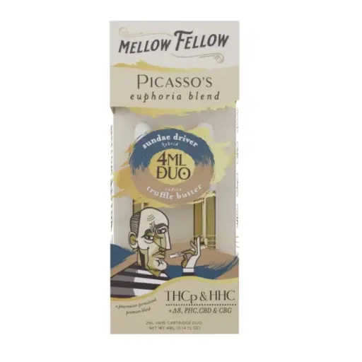 [Q-4328-04] Mellow Fellow 4ML Cart Duo (Truffle Butter x Sundae Driver)