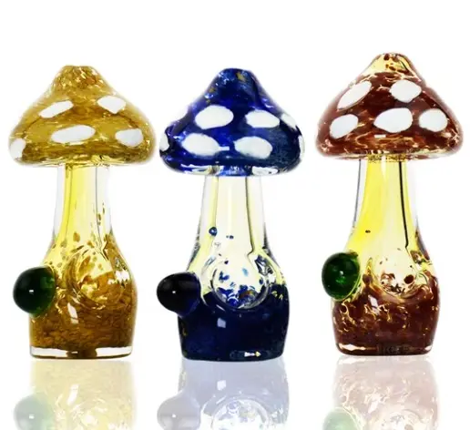 [Q-2410] HAND PIPE 4 (MUSHROOM DESIGN)