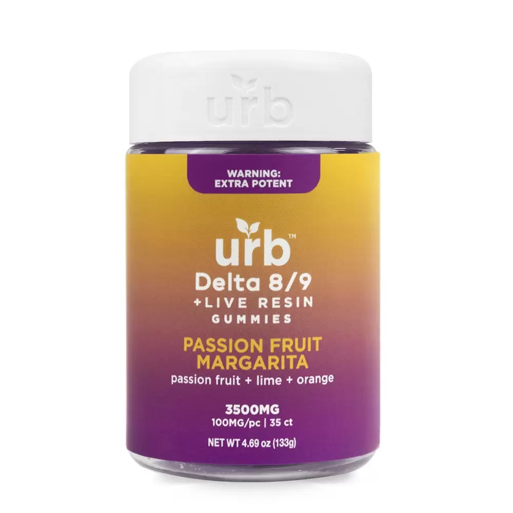 [Q-4369-10] LIFTED MADE URB 3500MG D8/D9 GUMMIES (Passionfruit Margarita)