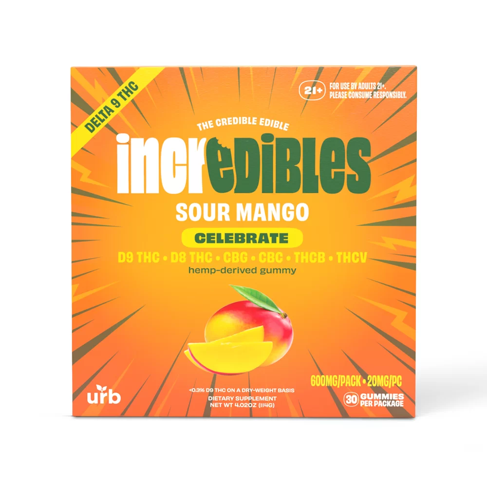 URB Incredibles 20mg Gummies