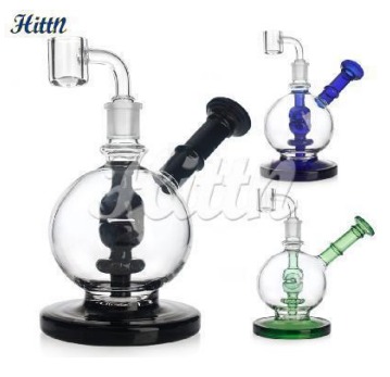 Pulsar Egg Perc Orb Oil Rig - 6" | 14mm quartz banger Mixed Color