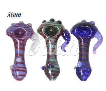 4.2 inches American colors hand pipe with Hittn logo mixed colors