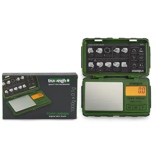 [Q-3763-04] TRUWEIGH TUFF-WEIGH 1000G X 0.1G DIGITAL SCALE  (Green)