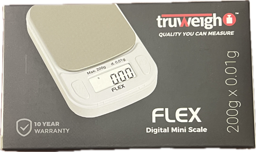 [Q-3730-04] TRUWEIGH FLEX MINI SCALE 200G X 0.01G  (White)