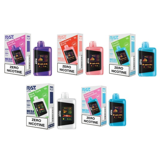 [Q-4475-03]  Raz LTX 25K 16ML 0% NICOTINE FREE (bangin Sour Berries)