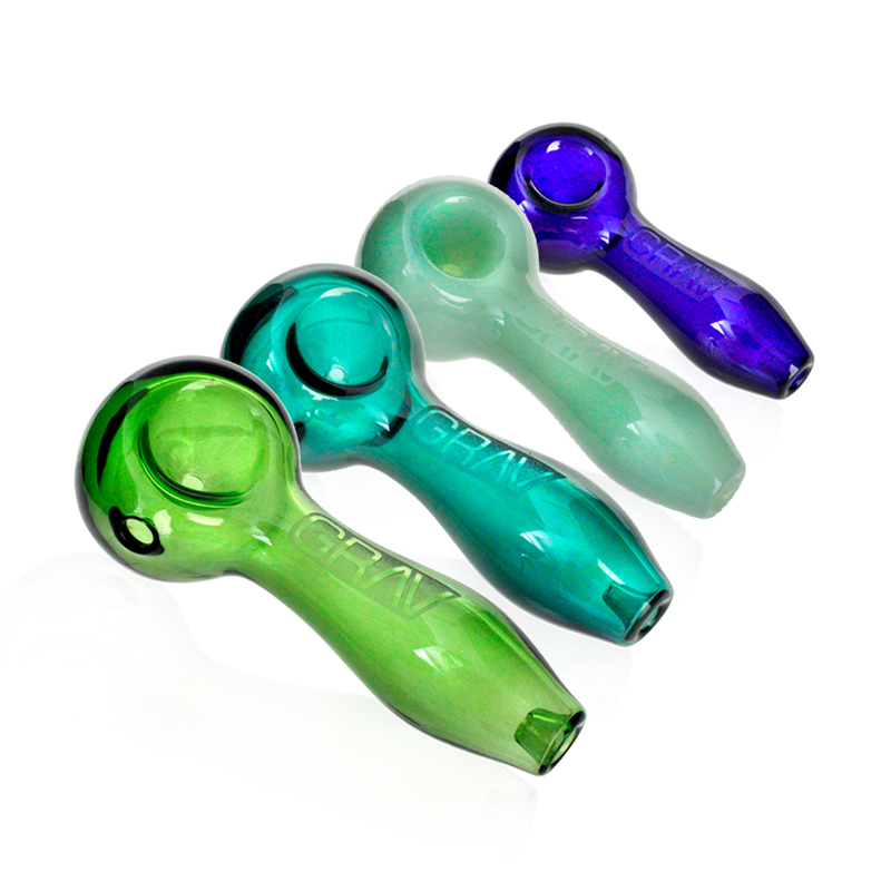 GRAV 4" HAND PIPE SPOON MIX COLOUR