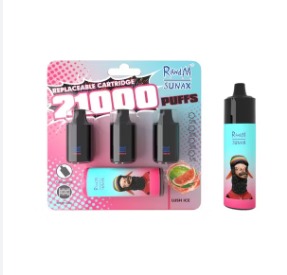 [Q-4522-05] TORNADO SUNAX POD 7000 PUFF   (Lush Ice)