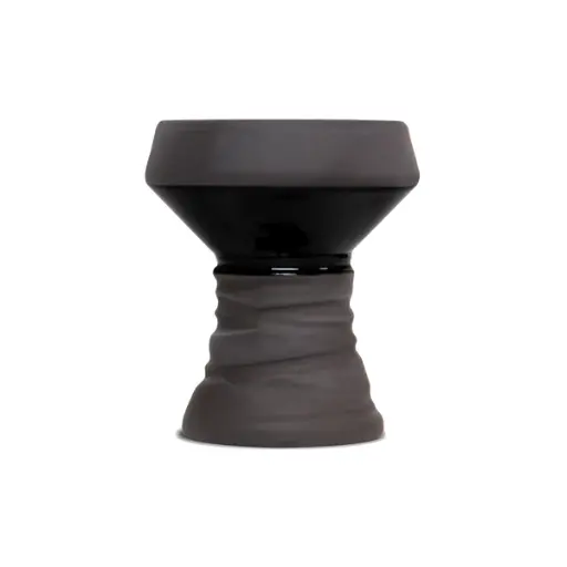 [Q-2595-05] HOOKAH B.Y.O. BLACKSTONE BOWL TWO TONE (Brown/Gray)