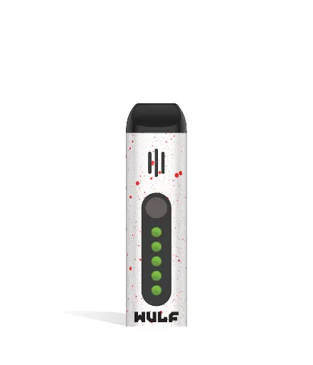 [Q-4146] WULF MODS FLORA PORTABLE DRY HERB VAPORIZER (BLACK-WHITE SPATTER)