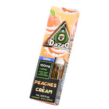 [Q-4535-02] Dazed 950mg THC Cart (Peaches & Cream Sativa)