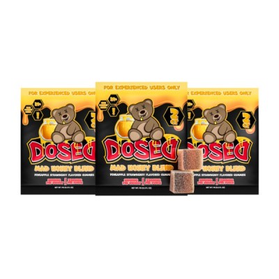 Dosed Mad Honey Blend PineApple Strawberry 30pk Gummy