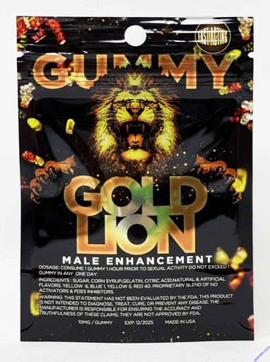 [Q-1872] ENHANCEMENT GUMMIES 24PK (GOLD LION)