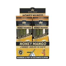 [Q-4546-08] KING PALM CONES MINI 2PK 20CT  (Honey Mango)