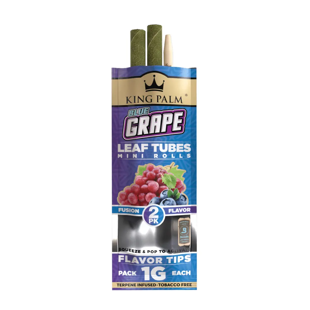 KING PALM MINI LEAF TUBE 2PK 20CT