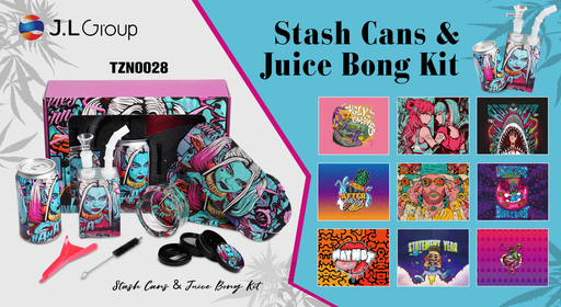 [Q-2682-03] Juice bong set (Moon Boy)