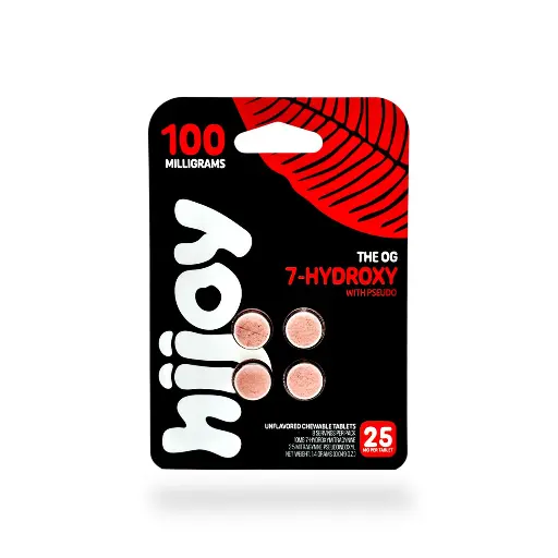 [Q-4616-03] 7-Hydroxie Hijoy 25mg Chewable tablets 10PK (THE OG)