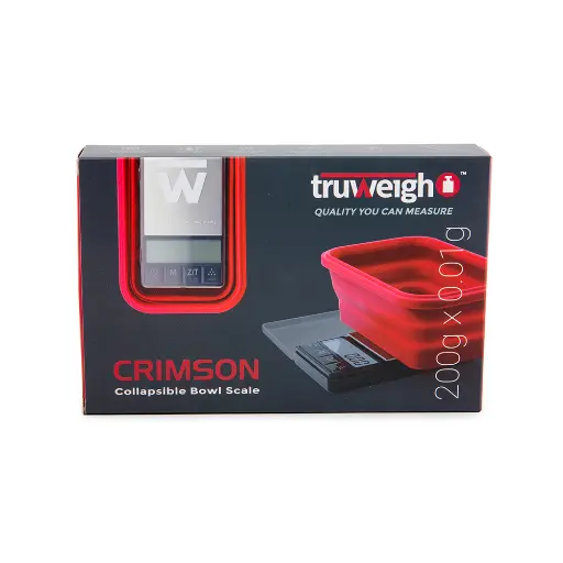 [Q-3726] TRUWEIGH CRIMSON SCALE COLLAPSIBLE BOWL  (200G X 0.01)
