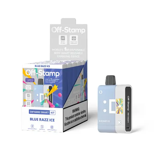 [Q-4639-04] OFF STAMP SW 16,000 Kit 17ml 5pk (Blue Razz Ice)