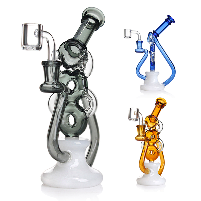 Waterpipe 8.5" Oil Recycler Hight R-2 Head