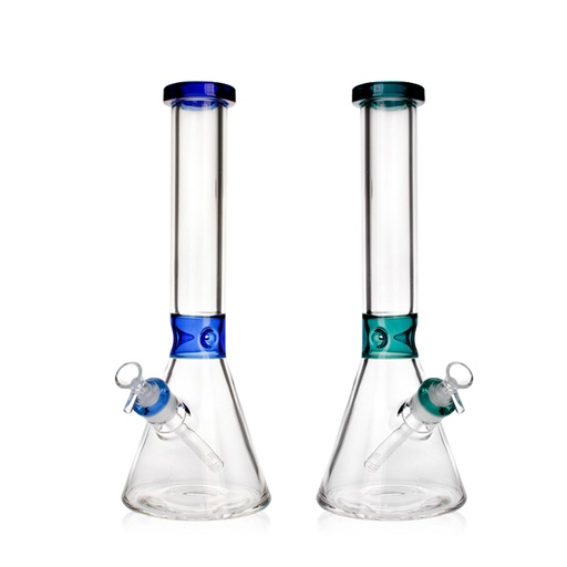 [Q-4657-01] WATERPIPE 14.5" 50*7MM BEAKER (STEM CLEAR)