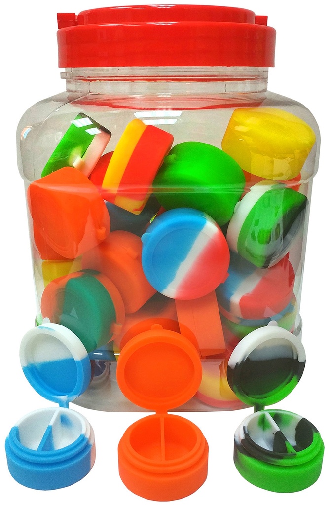 SILICONE CONTAINERS 20CT JAR MULTI DESIGN 