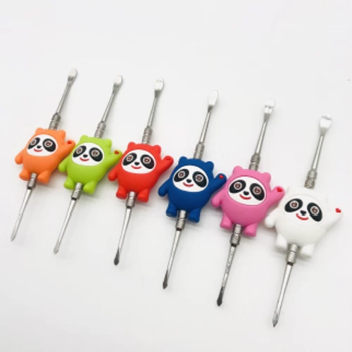 [Q-2843-02] METAL DABBER CONTAINER 30CT MULTI DESIGN (PANDA)